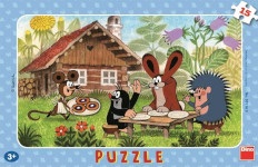 Kisvakond puzzle látogatóban